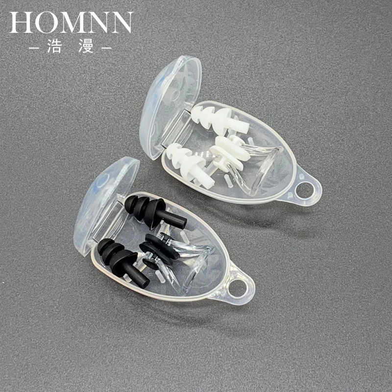 

Professional Waterproof Nose Clip Swimming Silicone Ear Plugs Swim Gear Nose Plugs Surfing Zwemmen Swimming Accessories BI50NE