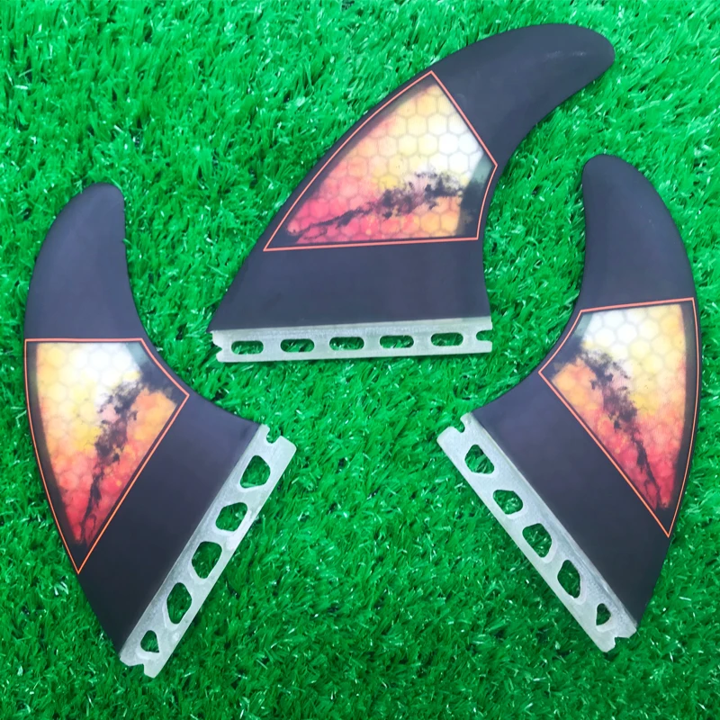 Черный Для Серфинга Будущем плавник с Сотами стекловолокна доски для серфинга