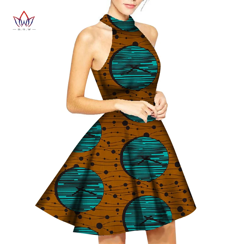 Женское платье в африканском стиле с лямкой на шее|dress fairytale|apparel materialapparel fit |