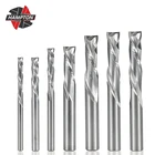 Торцевые фрезы с 2 канавками и хвостовиком, 3,175456810 мм