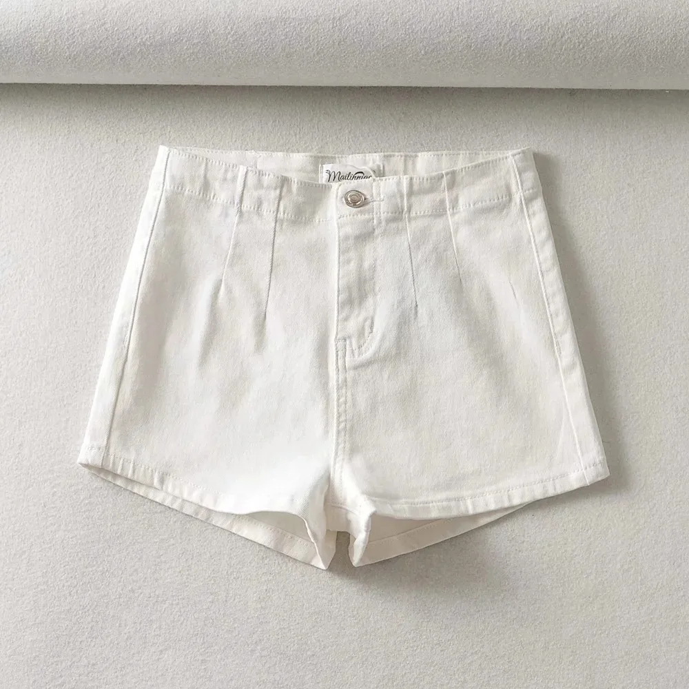 

2020 New Arrival Summer Style Female Fashion Sexy Summer Solid Bodycon Sexy High Waists Night Club Sexy Denim Wide Leg Shorts