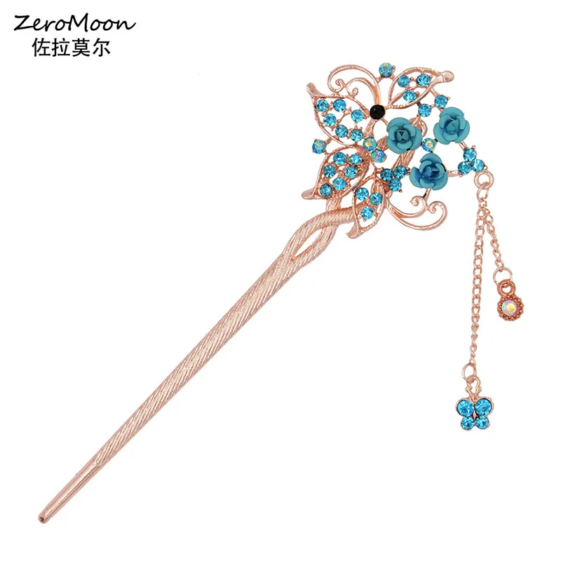 Женская металлическая цепочка для волос украшение в виде листьев скорпиона |