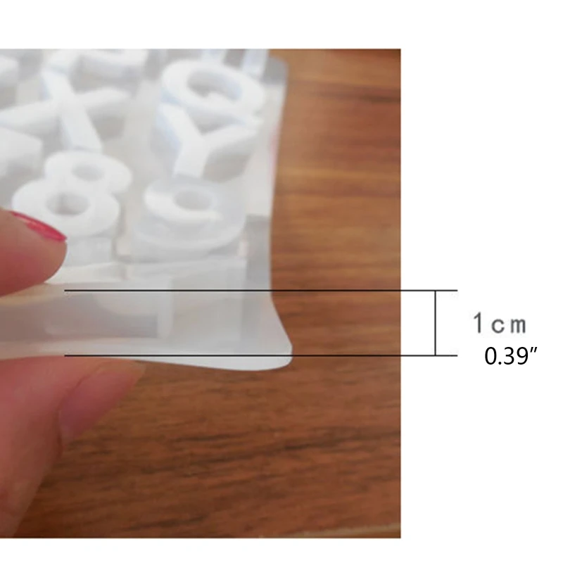 

Crystal Epoxy Resin Mold Alphabet Letter Number Pendant Casting Silicone Mould