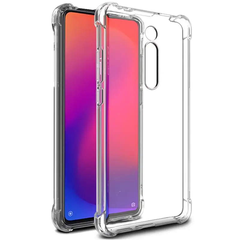 Shockproof Case Для Xiao mi Red mi Note8 Pro Чехол прозрачный силиконовый чехол из ТПУ чехол Xiaomi mi A2 A3 Lite 9T Pro Red mi 5Plus 6A 7A K20 Note 8 7 6 5 Pro Чехол - Цвет: Shockproof Case