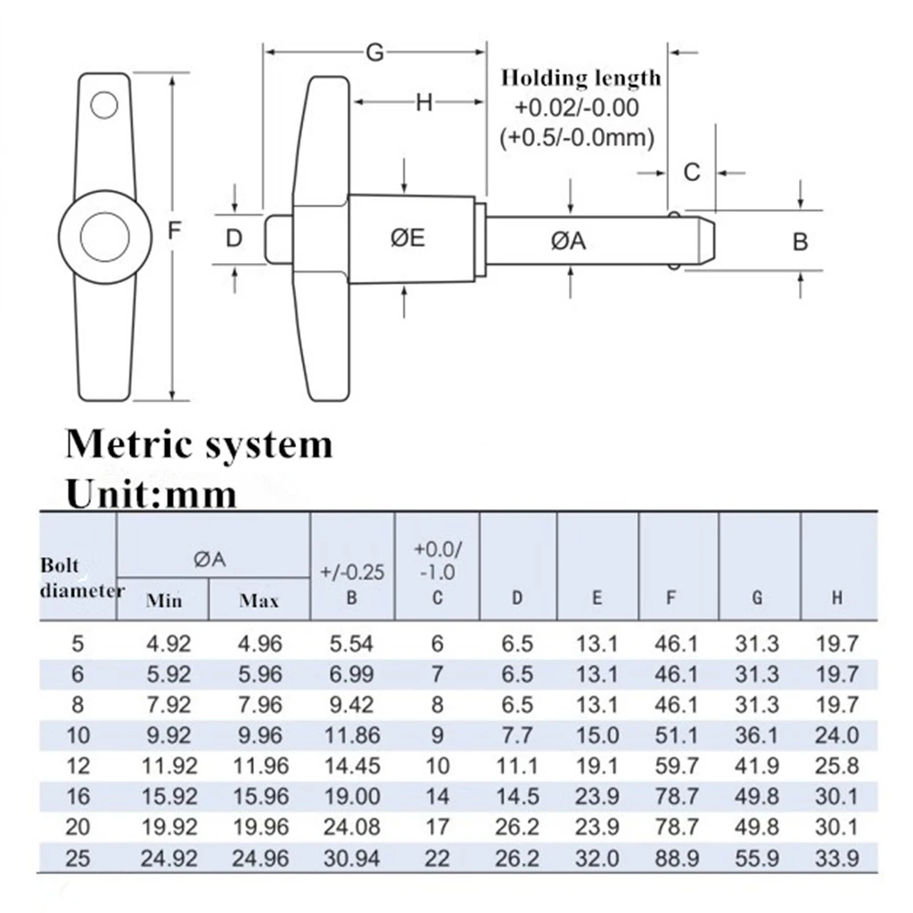 

Ball lock pin, safety pin, plug pin T-handle for aviation, military