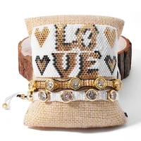 rttooas white love letter charm bracelets women miyuki beaded bracelet pulseras mujer moda 2020 handmade fashion jewelry