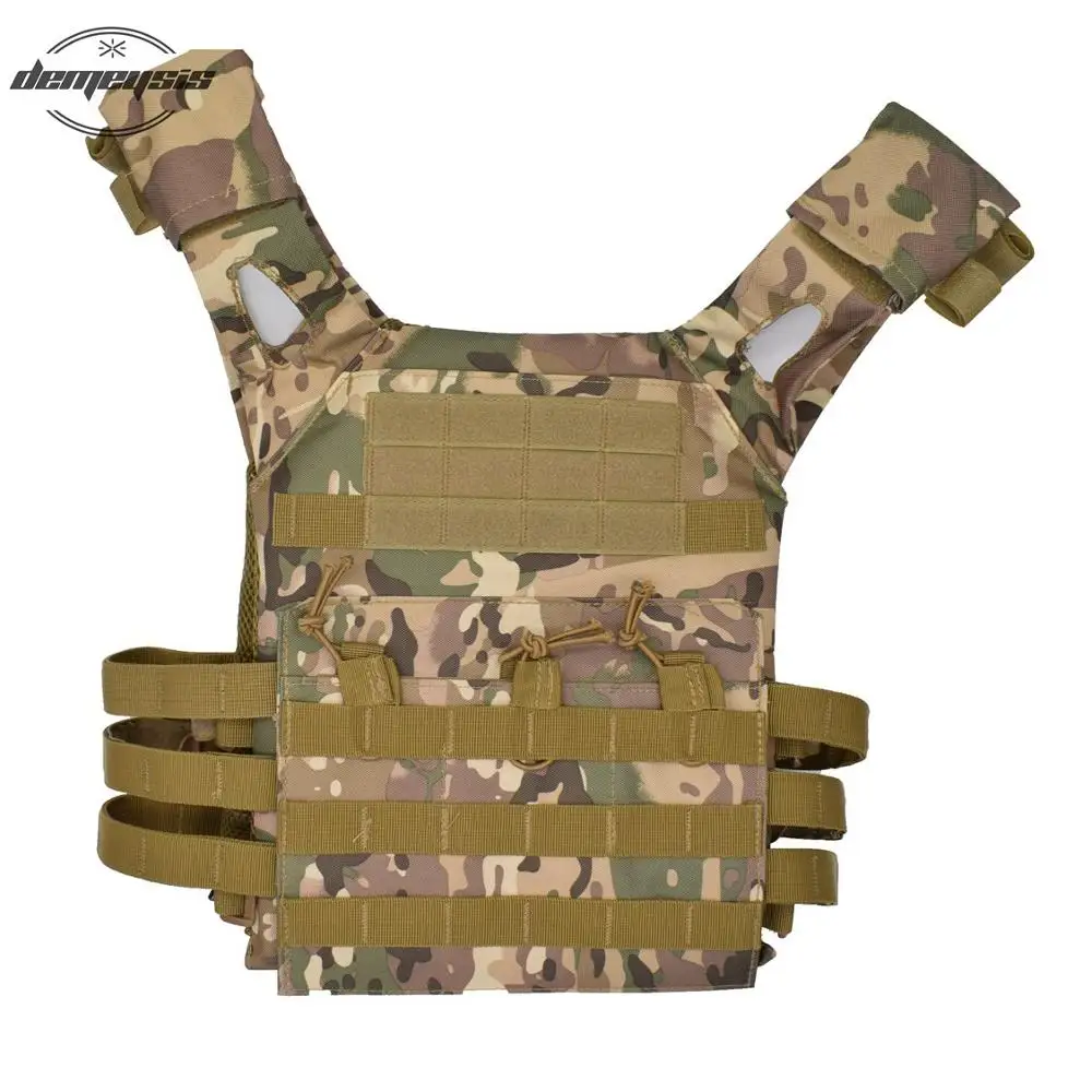 multicam Тактический JPC жилет тактический страйкбол Пейнтбол Открытый Molle Тактический Поезд жилет CS игра защитный тактический жилет - Цвет: multicam