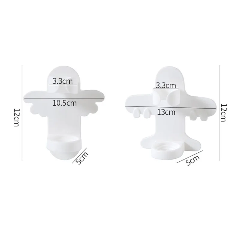 

Creative Traceless Stand Rack Toothbrush Organizer Electric Toothbrush Holder Wall-Mounted Bathroom Shelf Bathroom Accessories