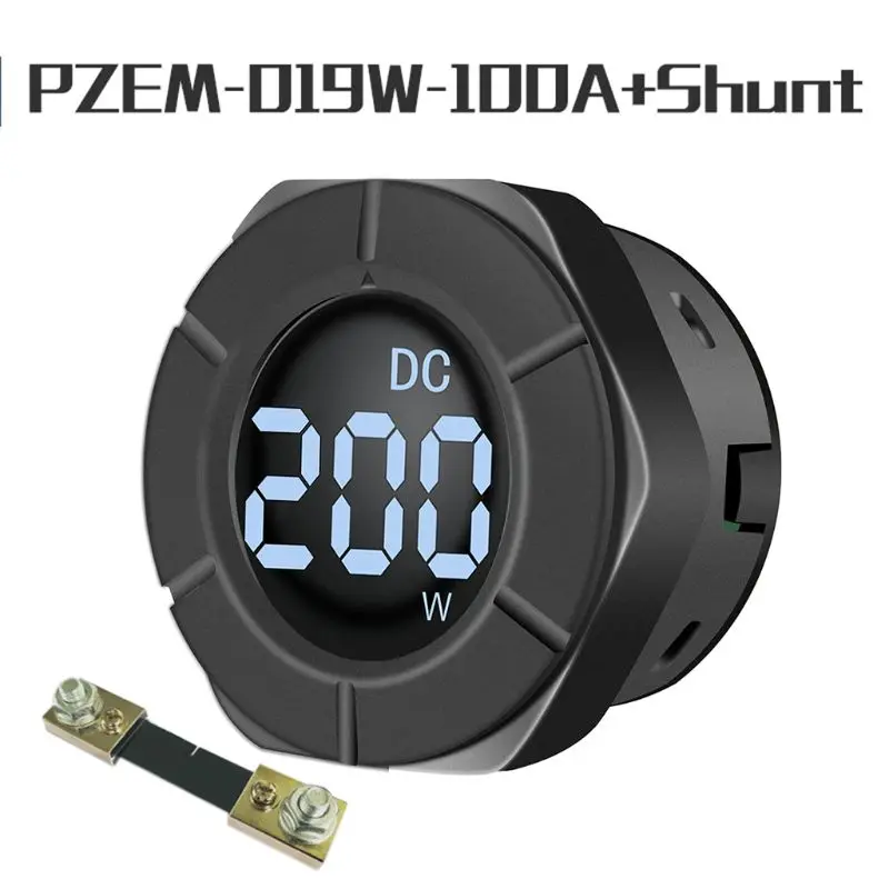 

LCD DC Power Meter Digital Wattmeter DC Voltage Reverse Protection 8-300V 30KW 10A 100A Car Power Gauge