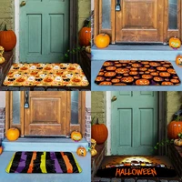 halloween pumpkin entrance doormat home decoration flannel kitchen carpet carpets for living room bedroom soft bath floor mat