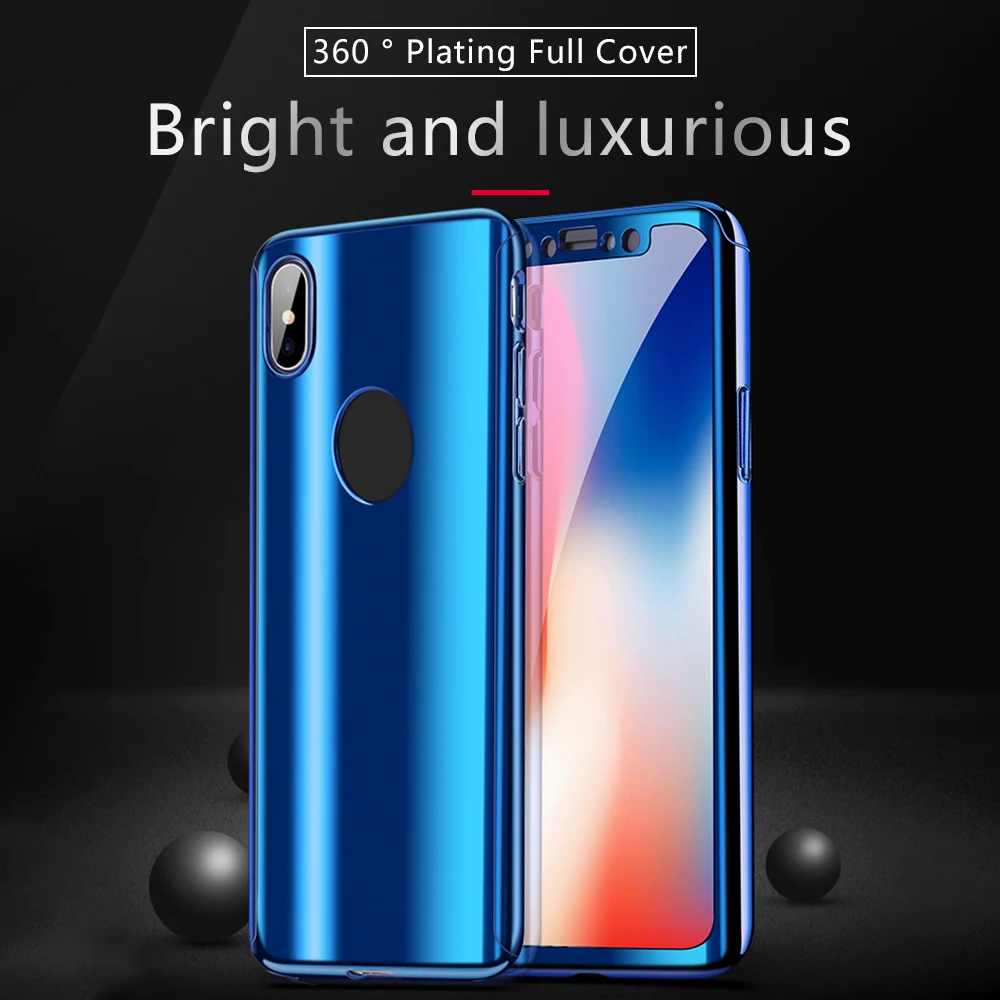 Чехол KISS 360 Полное покрытие чехол для iPhone 11 Pro Max XR 7 закаленное стекло X XS 6S 8 Plus Capa |