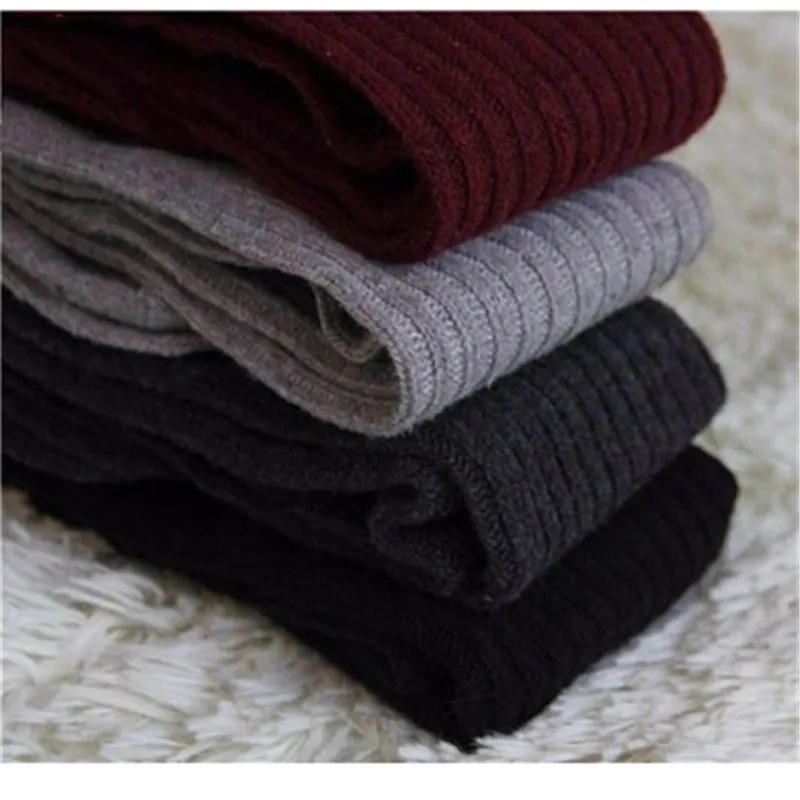 

1 Pair Solid Colors Knitted Sexy Stocking Women Warm Thigh High Over The Knee Socks Fashion Ladies Stockings