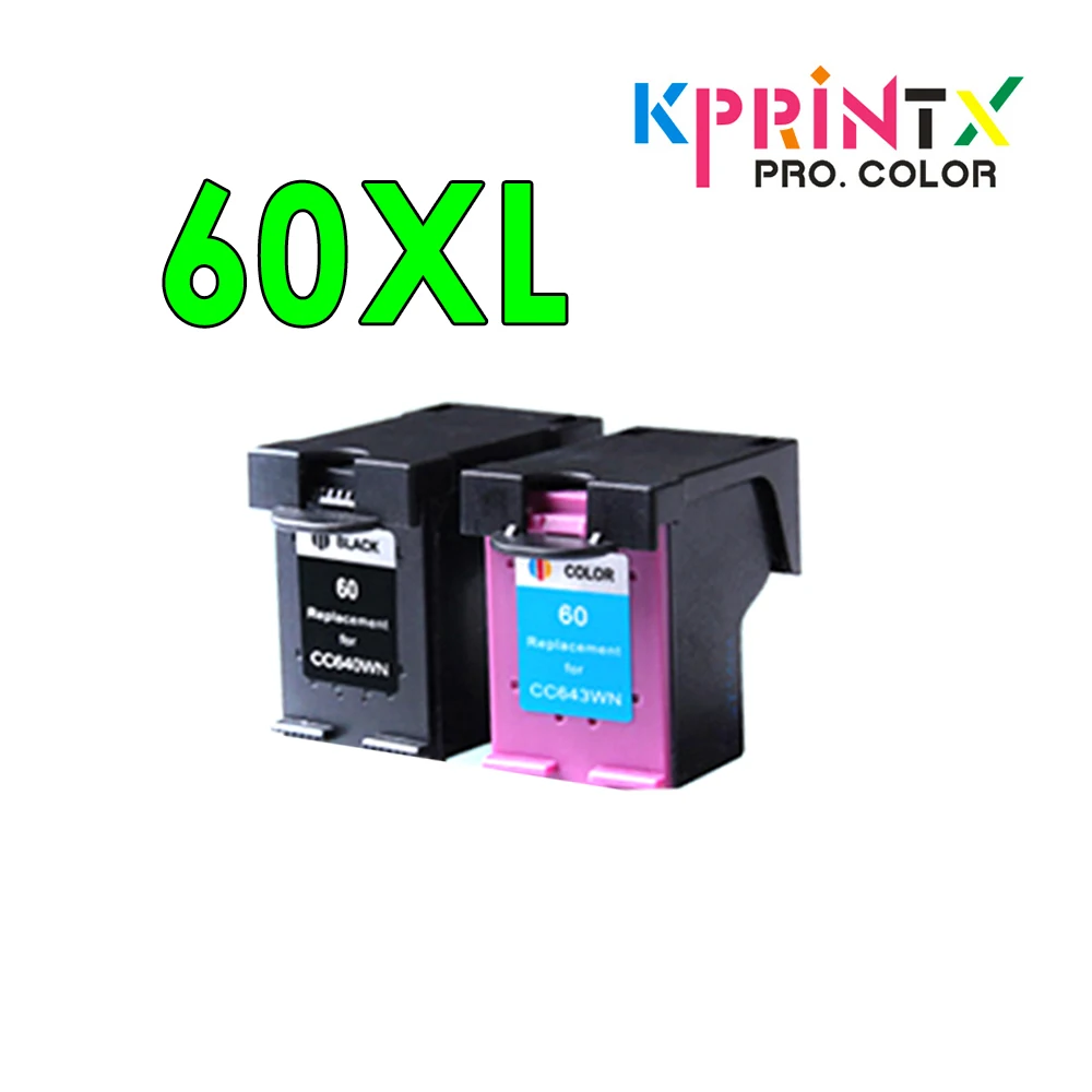 60XL чернильный картридж совместимый для hp 60 xl hp60 F2480 F2420 F4480 F4580 F4280 D2660 D2530 D2560 C4680