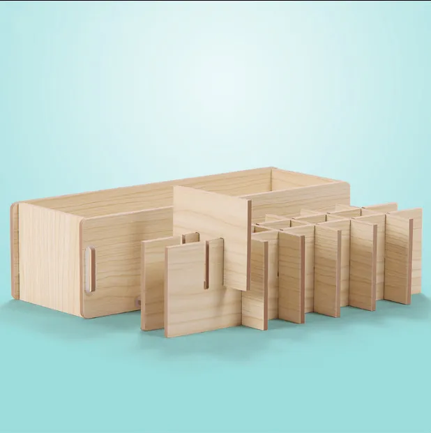 Деревянный держатель для карандашей и кистей DIY настольная подставка-органайзер