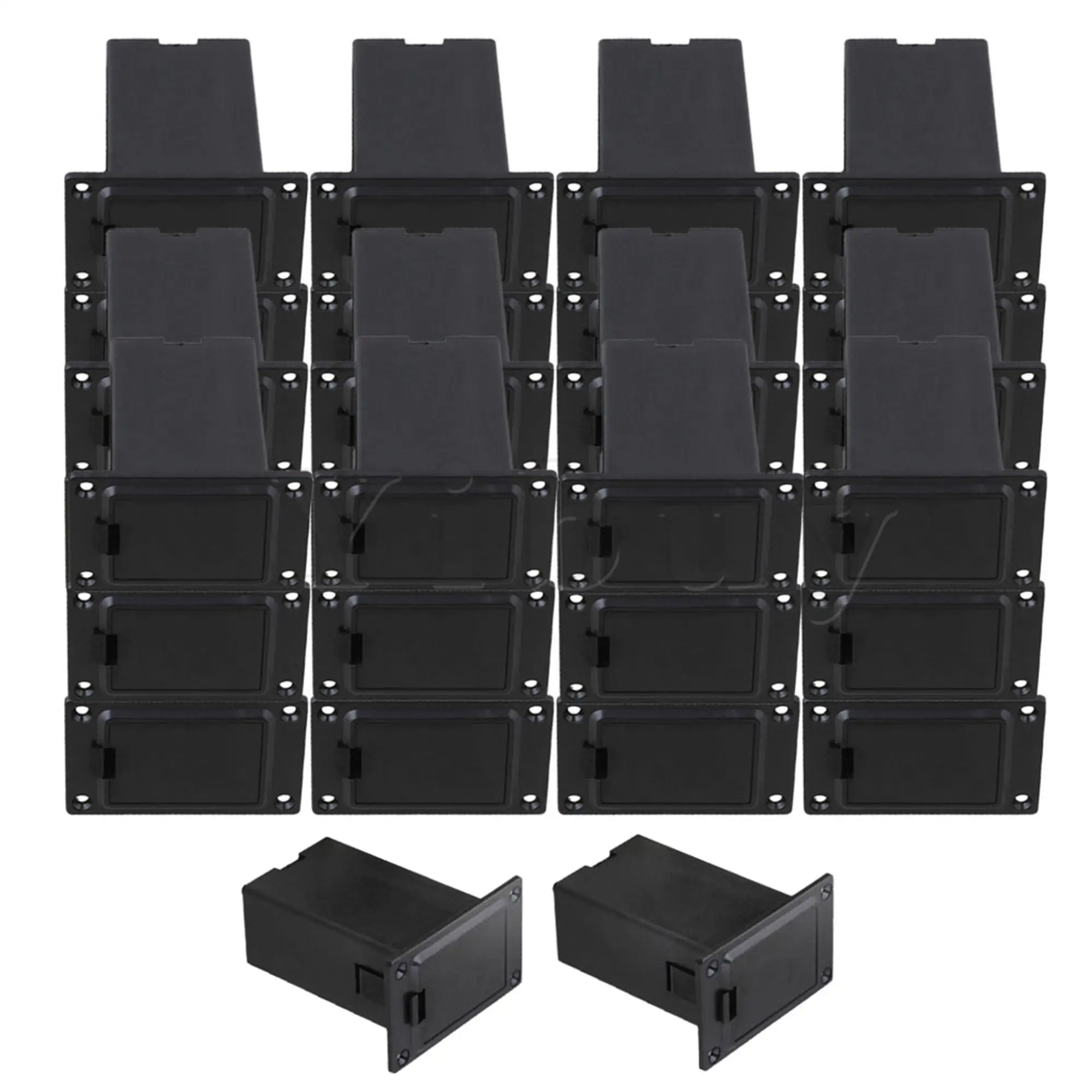 

Yibuy Black 9V Guitar Power Holder Active for Guitar Bass Pickup
