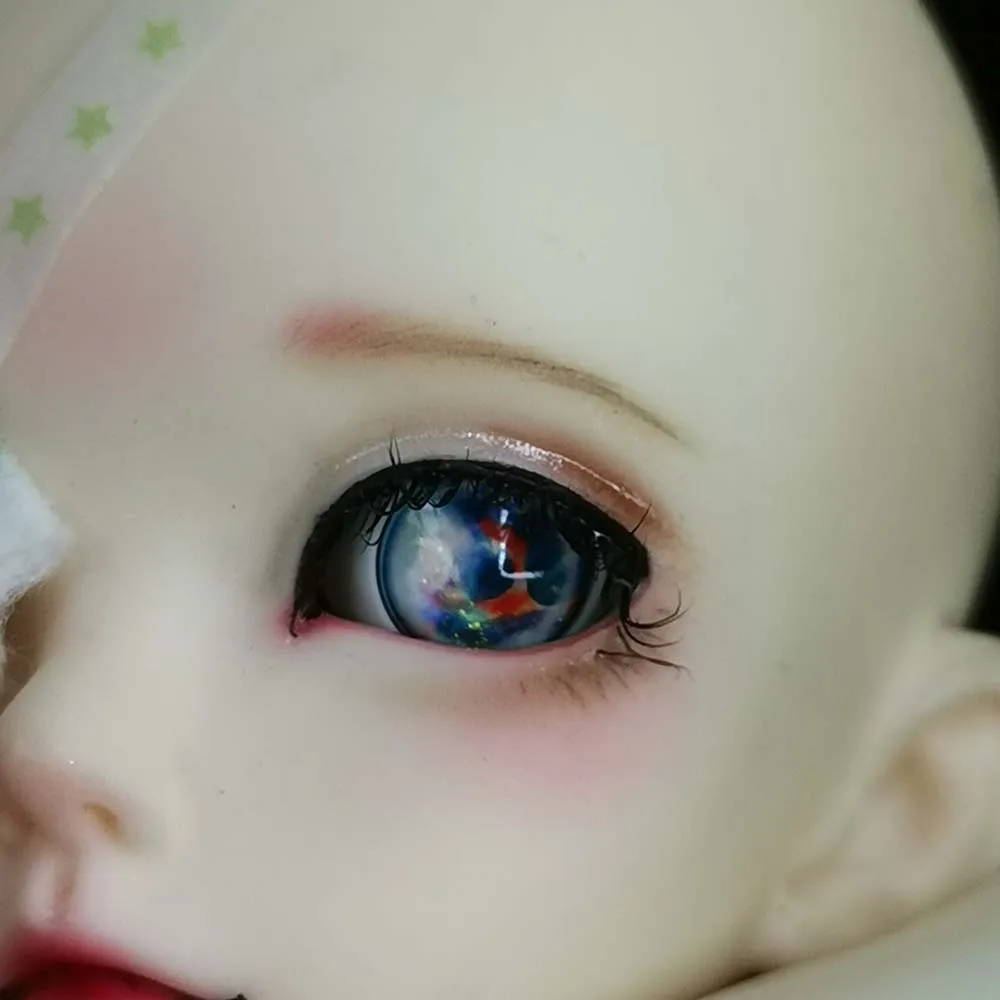 14 мм bjd кукольные глаза 8 22 игрушечные для 1/8 1/6 1/4 1/3 12 galaxy dollfie dream Minifee кукла mdd eyes