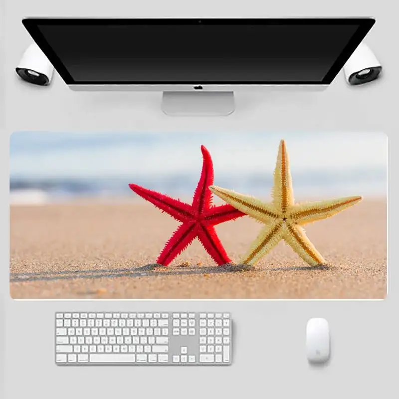 

starfish Office Mice Gamer Soft Mouse Pad Desk Table Protect Game Office Work Mouse Mat pad X XL Non-slip Laptop Cushion