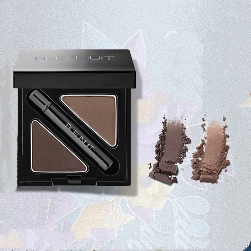 

CX bleuчерная Очаровательная двухцветная пудра для бровей Женская Натуральная Водонепроницаемая устойчивая к окрашиванию долговечная