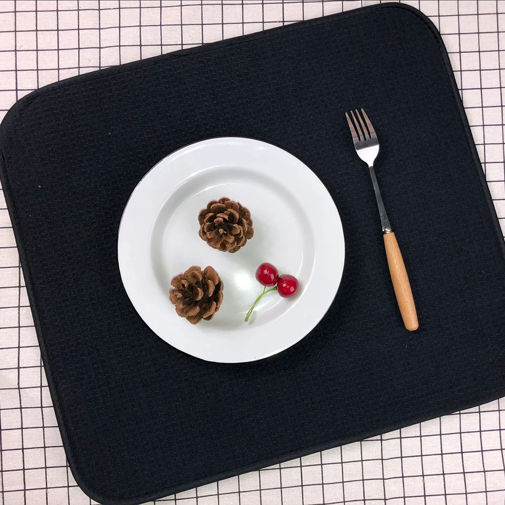 Коврик для сушки посуды из микрофибры кухонной стойки Впитывающий коврик