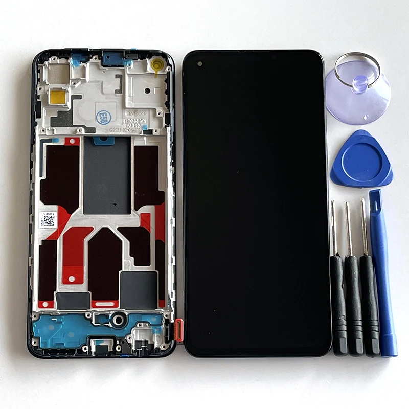 Cena Oryginalny Amoled Wyświetlacz LCD Dla Oppo Reno5 4G CPH2159 Reno5 K 5 K Wyświetlacz Ekran Digitizer Panel Dotykowy Dla Reno5 5G Reno (nevada) 5 CPH2145 Rama
