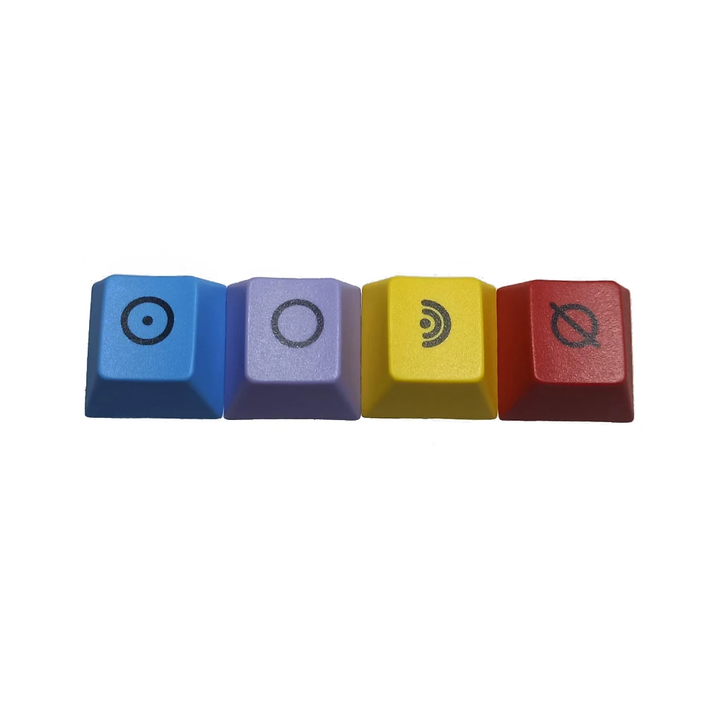 

4Pcs Direction Arrow Key WASD Dye Sublimation Mechanical Gaming Keyboard Keycap PBT OEM Profile Keycap Key Cap
