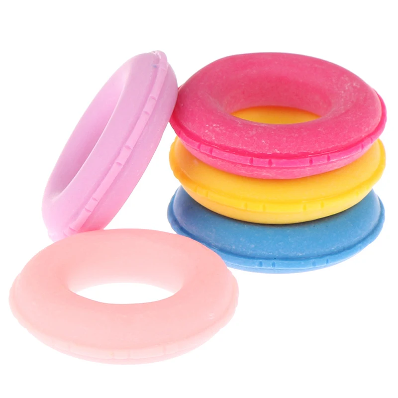 

1Pc Candy color DIY Dollhouse Toy Baby Gift Summer Beach Bathing Doll Swimming Buoy Lifebelt Ring For Doll Accessories