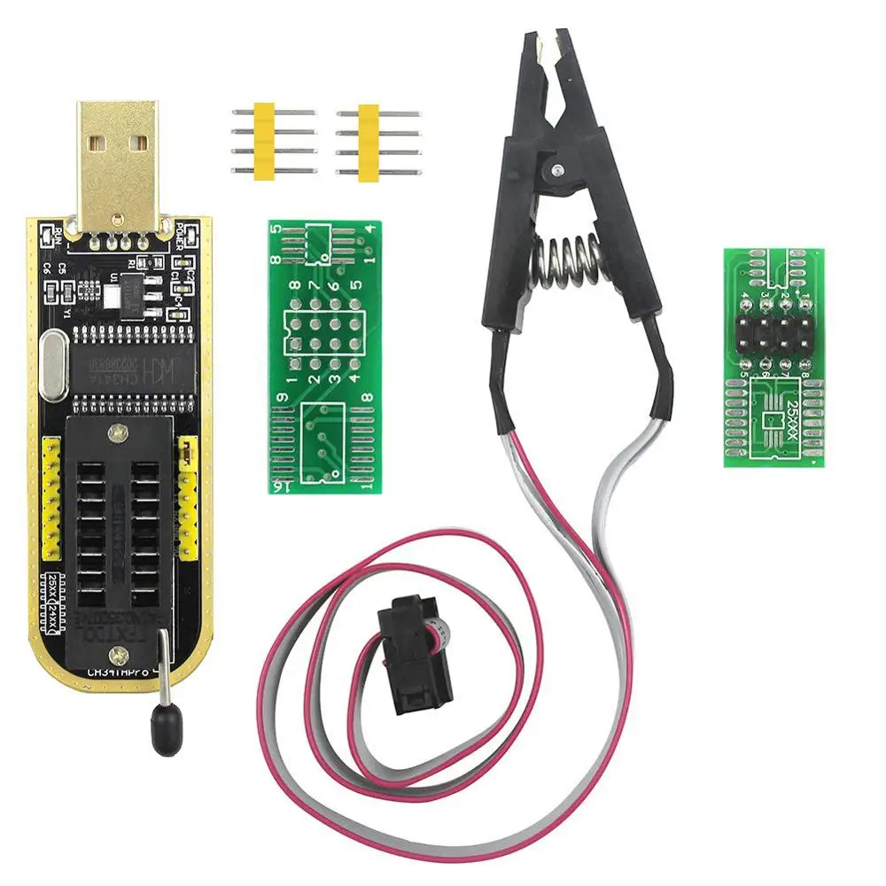 USB- CH341A 24 25  EEPROM Flash BIOS +  SOIC8