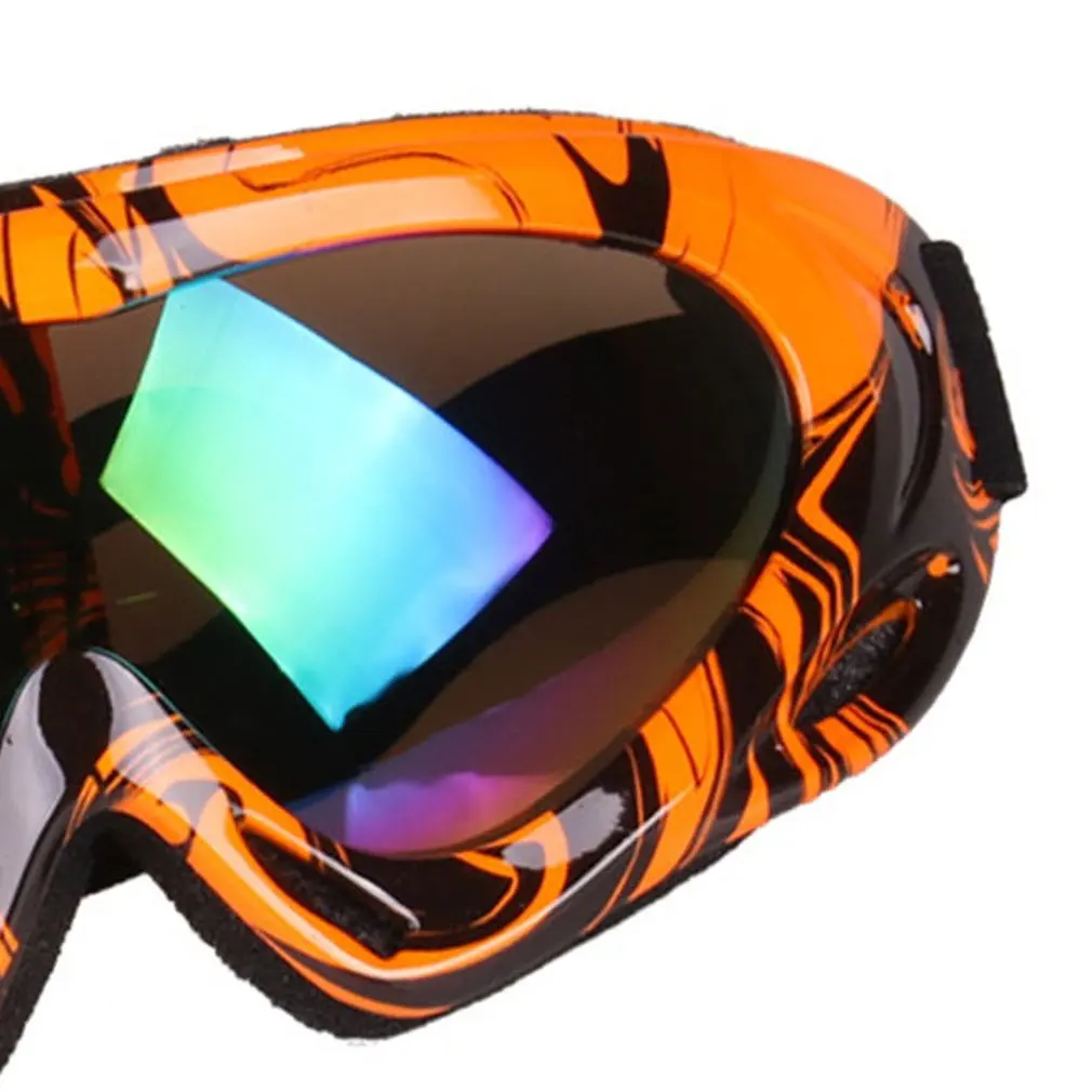 

Colorful Ski Goggles Single-layer Professional Snow Goggles Mountaineering Windproof Glasses Off-road Motorcycle