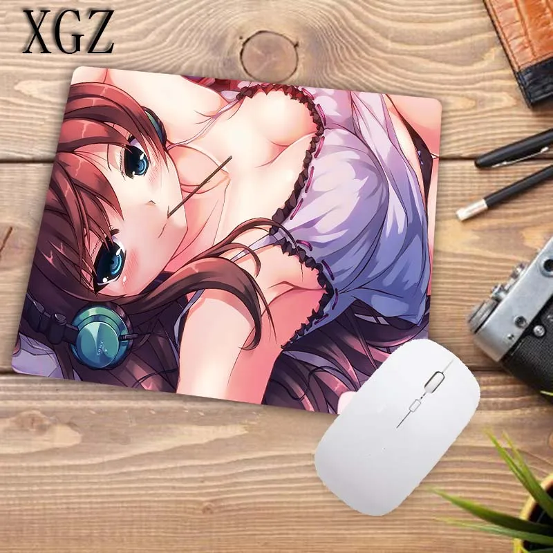 xgz promotion sexy girls mouse pad anime gaming keyboard rubber mat mouse player laptop game home office desktop 22x18 cm pad free global shipping