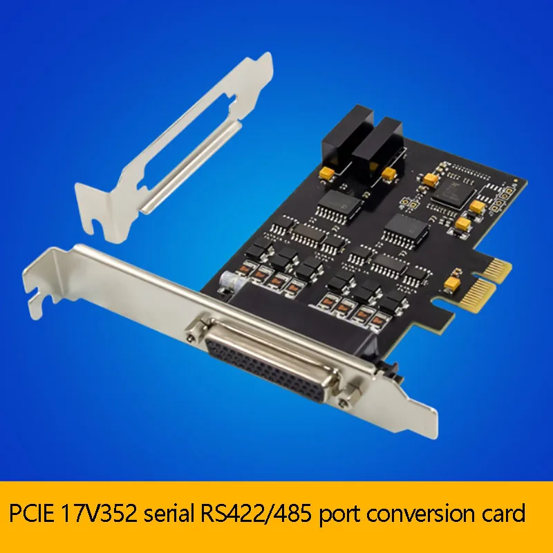 PCI E 17V352 RS422/RS485 многопортовая плата ввода/вывода карта промышленной автоматизации