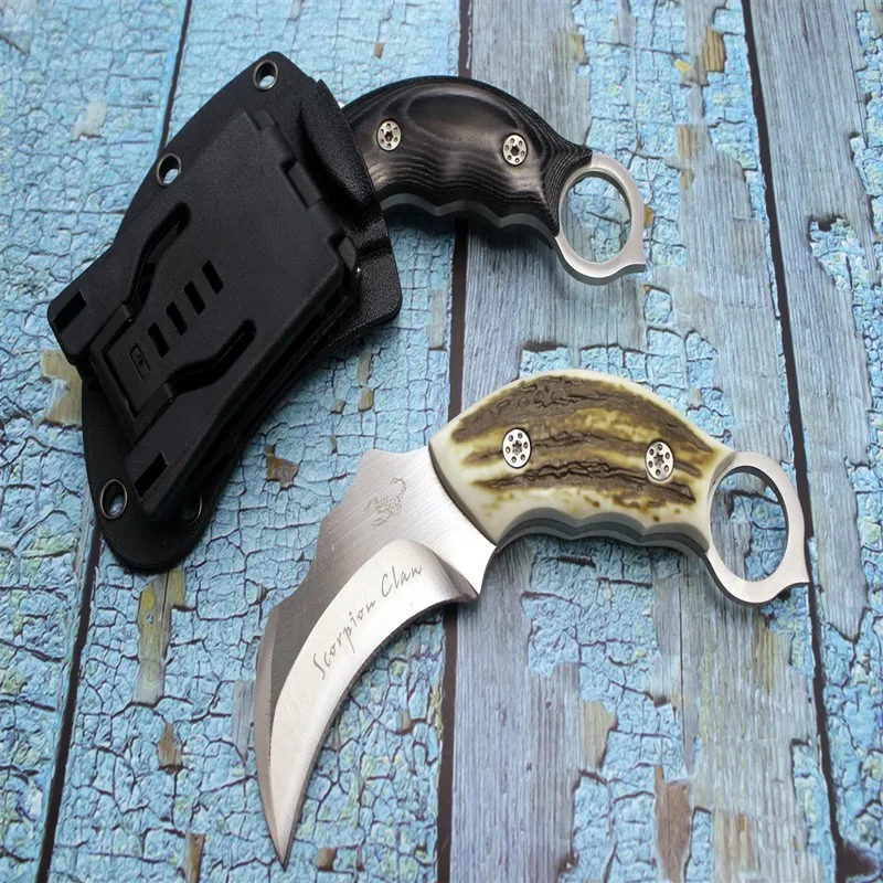 Профессиональный Военный нож Karambit с когтями боевой мачете тактические охотничьи