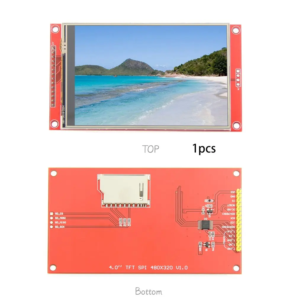4 0 дюймовый TFT SPI последовательный ЖК-разрешение 480*320 ЖК-дисплей модуль с