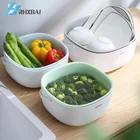 Двухслойная сливная корзина ECOCO, сетчатая корзина с фильтром, сливная корзина для кухни, портативный инструмент для очистки фильтра фруктов и овощей