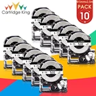 Диаметка термоусадочной трубки диаметром 5 мм и 9 мм для Epson LK-4WBA5 SU5S, черного и белого цвета, совместима с Epson