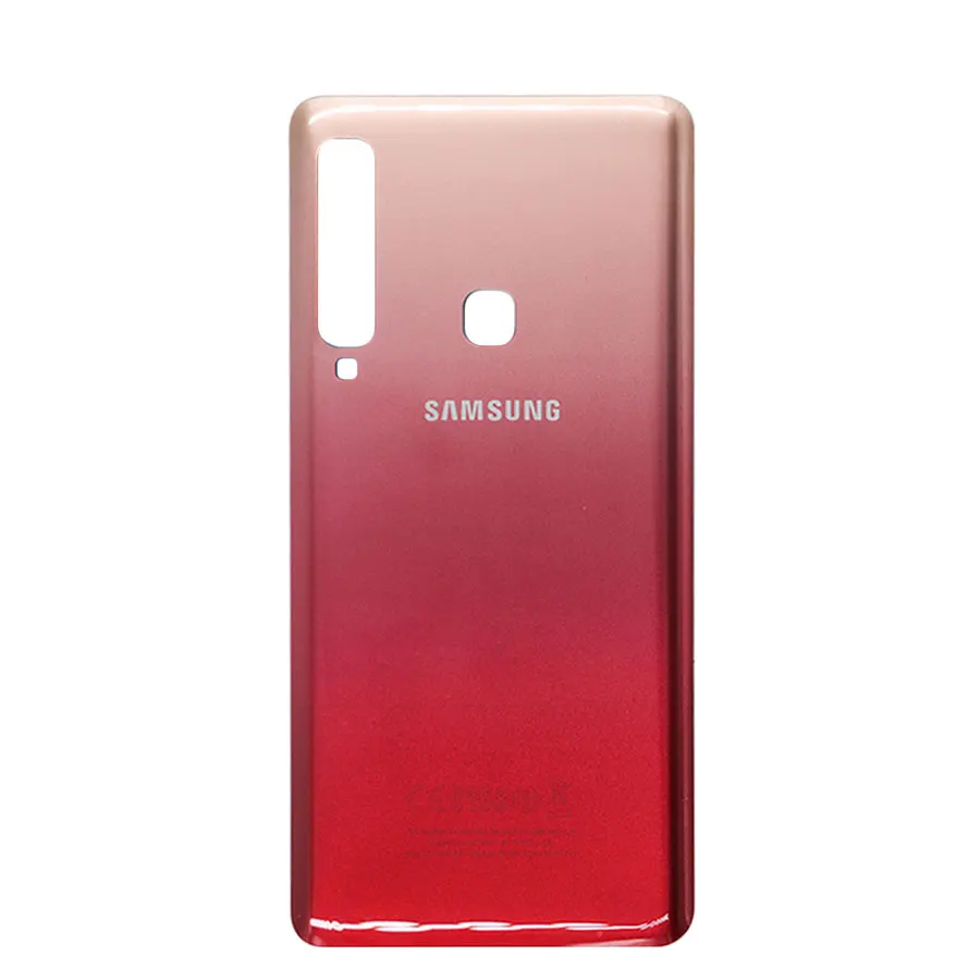 Чехол A9 для samsung Galaxy A9 Star Pro A9S A920 A920F, задняя крышка на батарейке, задняя крышка на дверь, запасная часть стекла - Цвет: No Lens Pink