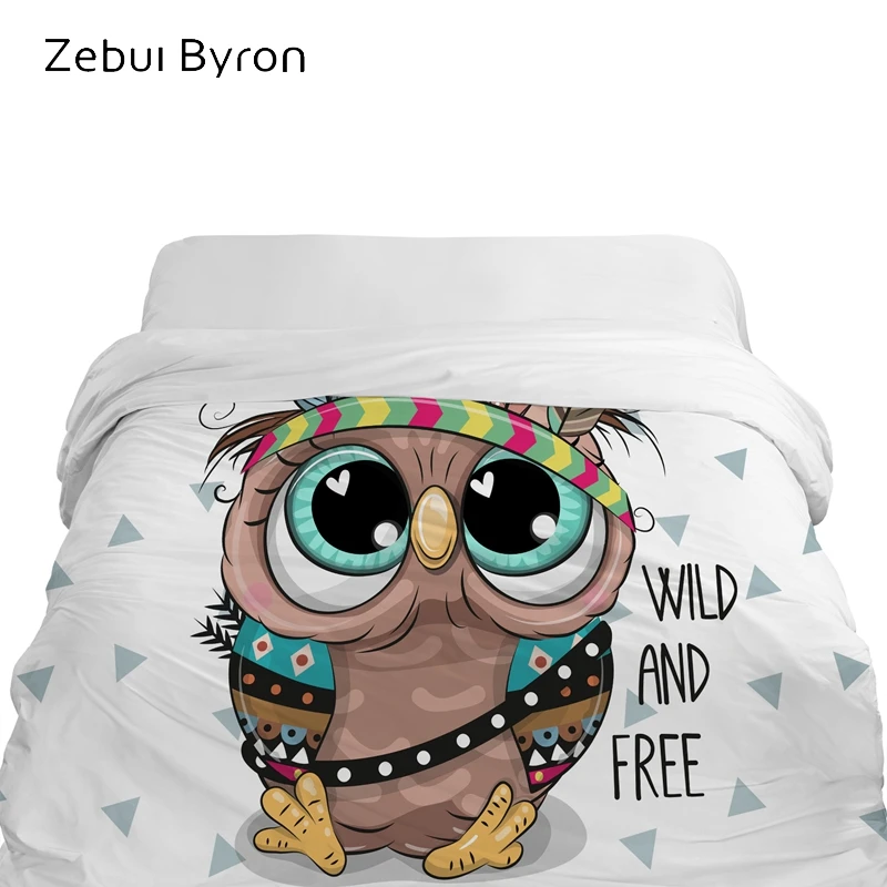 3D мультяшный пододеяльник одеяло/покрывало для детей/малышей/детей 90/150/135