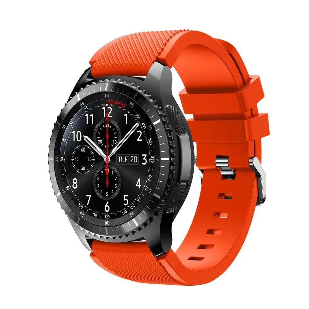 Ремешок спортивный для samsung gear s3 Galaxy Watch 46 мм сменный Браслет Huawei watch GT huami amazfit 2 22