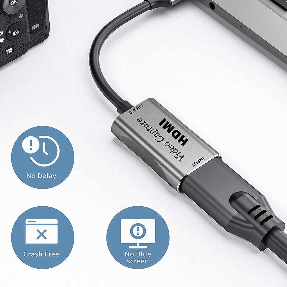 USB 3 0-HDMI-совместимое устройство для захвата аудио и видео OBS потоковая трансляция