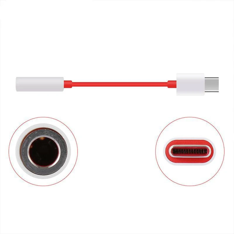 1 шт. высококачественный аудиокабель для смартфонов оригинальный Oneplus 6T Usb Тип C до