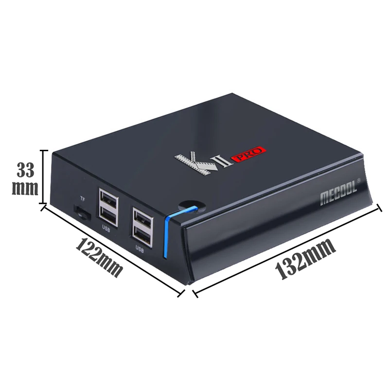 MECOOL KII Pro DVB T2+ S2 Android 7,1 Smart tv Box S905D четырехъядерный 2 Гб 16 Гб 4K медиаплеер 2,4G+ 5G двойной Wifi BT4.0 KI KII PRO