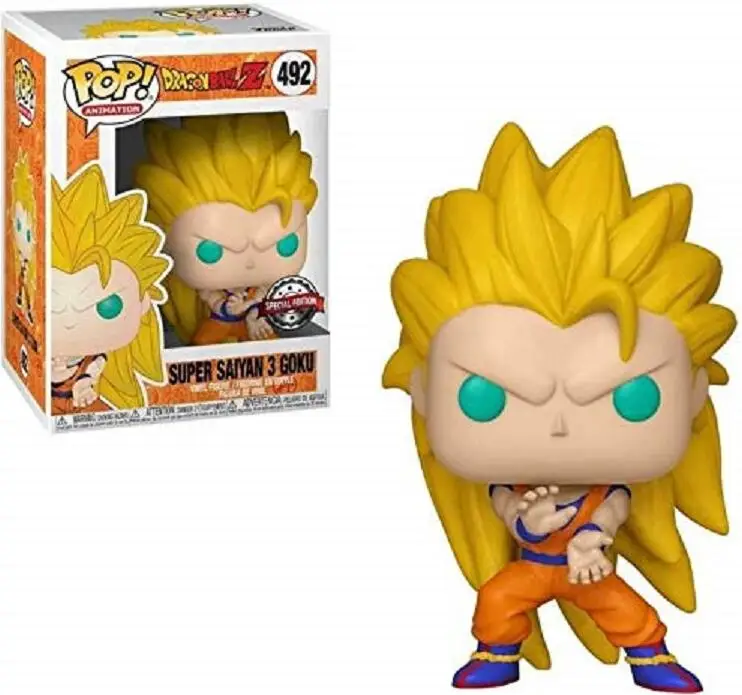 492with box Funko Pop супер Dragon Ball-Z Вегета ГОКу действие персонажа Рождественский подарок Детская модель Кукла бог, супер сайян игрушка BEERUS - Цвет: 492with box