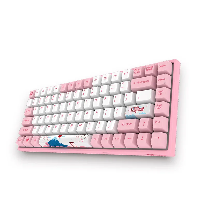 Akko 3084 USB Проводной Двойной режим 84 клавиши клавиатуры World Tour Токио Механическая игровая клавиатура для ПК, ноутбука, компьютера