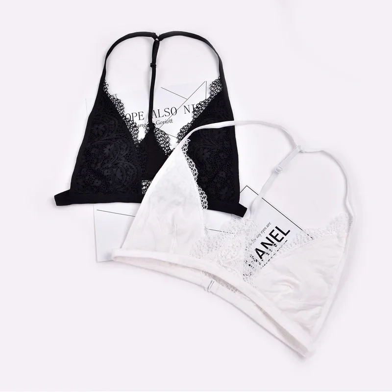 Комплект кружевного нижнего белья женский прозрачный комплект с бюстгальтером