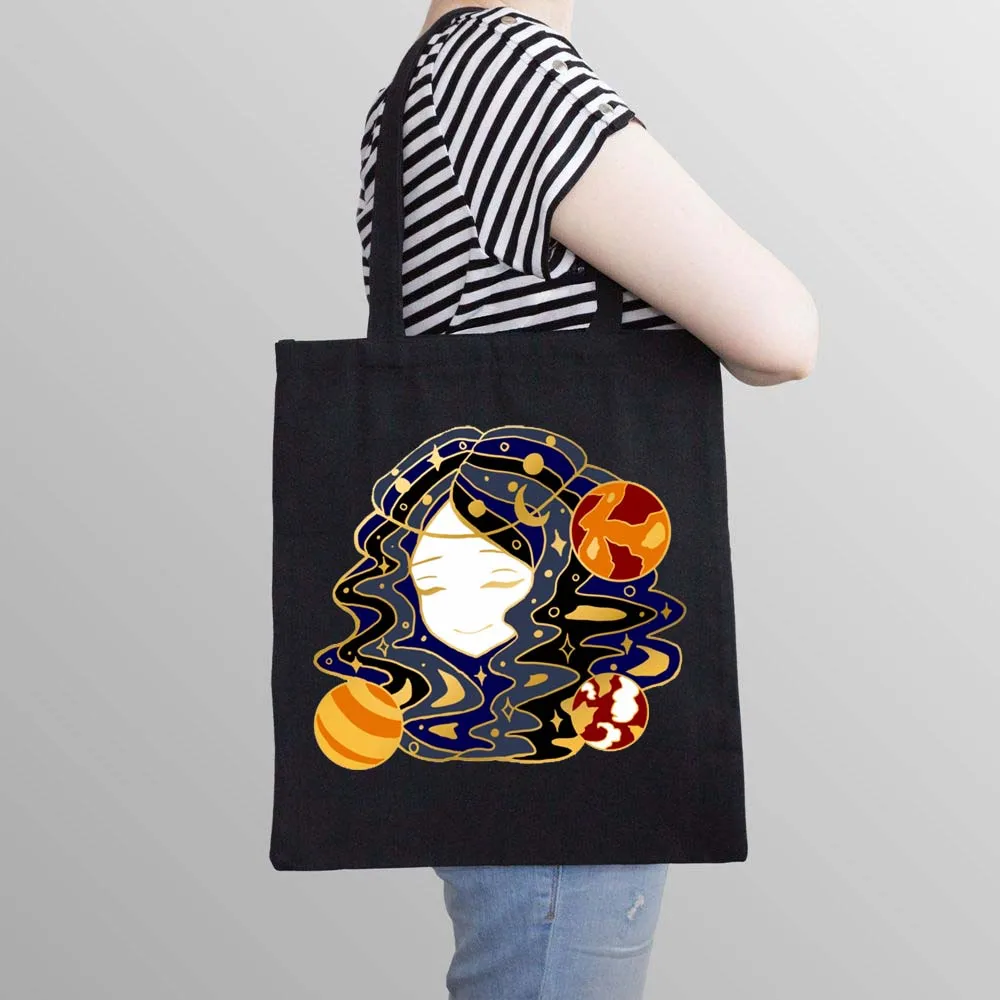 

Новая Винтажная модная Холщовая Сумка большой вместимости с абстрактным принтом Ins для колледжа, новая летняя женская сумка через плечо из ...