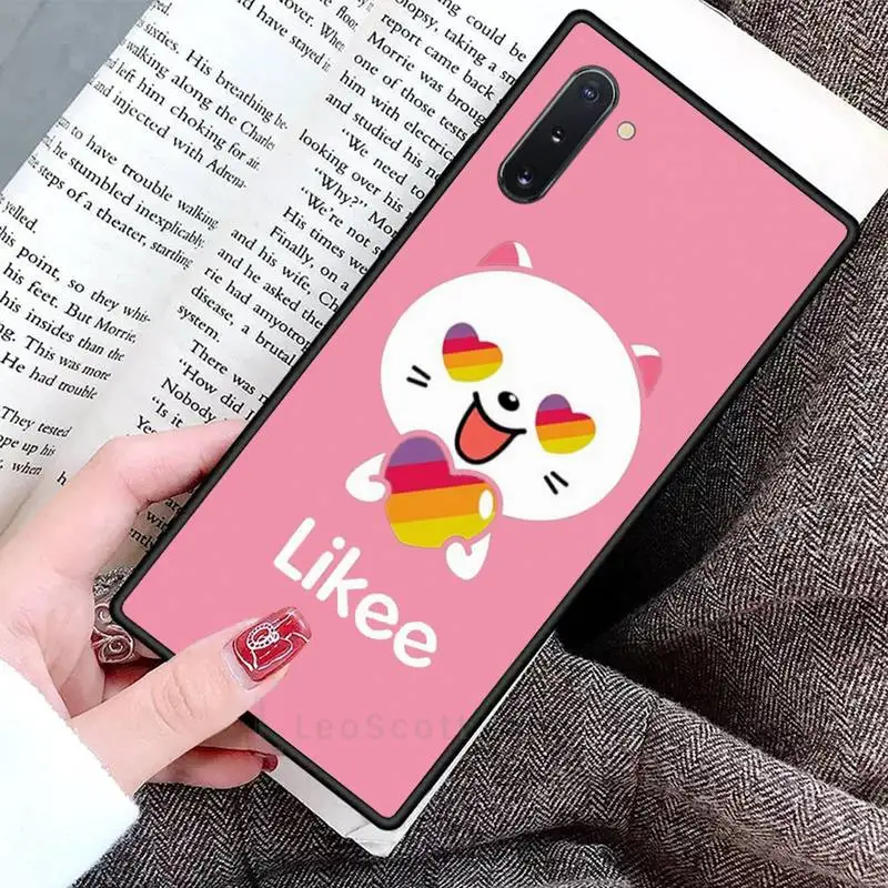 

Fashion Likee cat bear love heart Phone Case For Samsung Galaxy S8 S9 S10 Plus S10E Note 3 4 5 6 7 8 9 10 Pro Lite cover