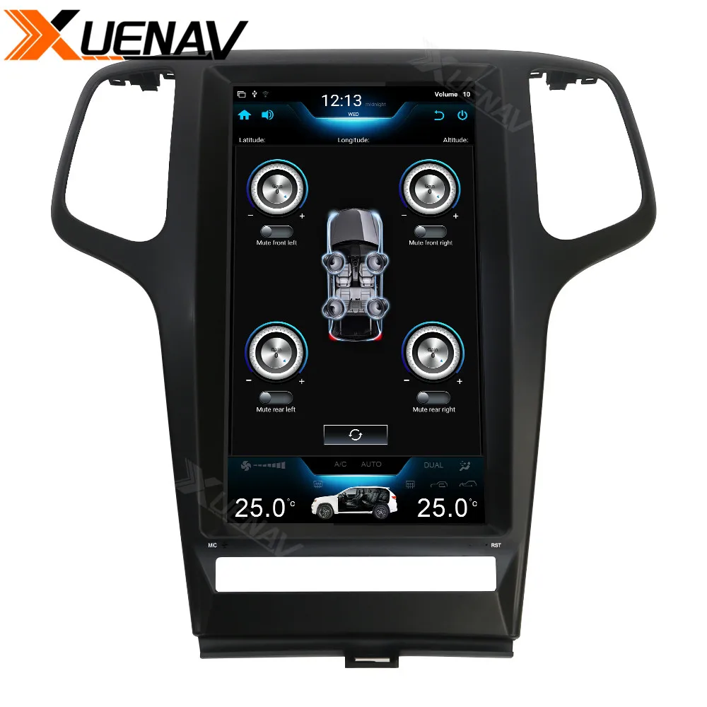 

13.6 inch 2 din gps navigation dvd player for jeepgrand cherokee 2011-2019 forjeep car radio multimedia player