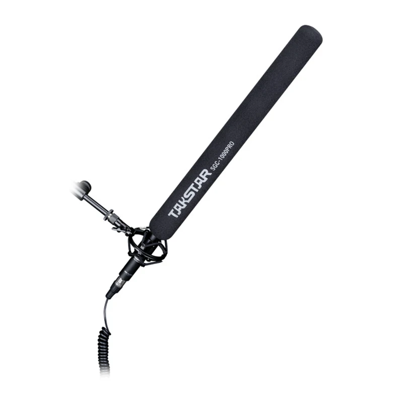 

TAKSTAR SGC-1000PRO Shotgun Interview Fifine Microphone,Microfone Condensador with Aluminium Carrying Case for Stage Interview