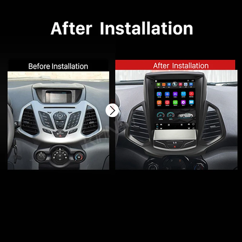 Вертикальный экран KiriNavi в стиле Tesla Android 10 0 4 дюйма автомобильное радио GPS