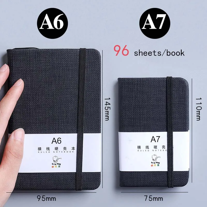 

96sheets A6 A7Mini Notebook Portable Pocket Notepad Memo Diary PlannerWriting Paper For Students School Office Supplies