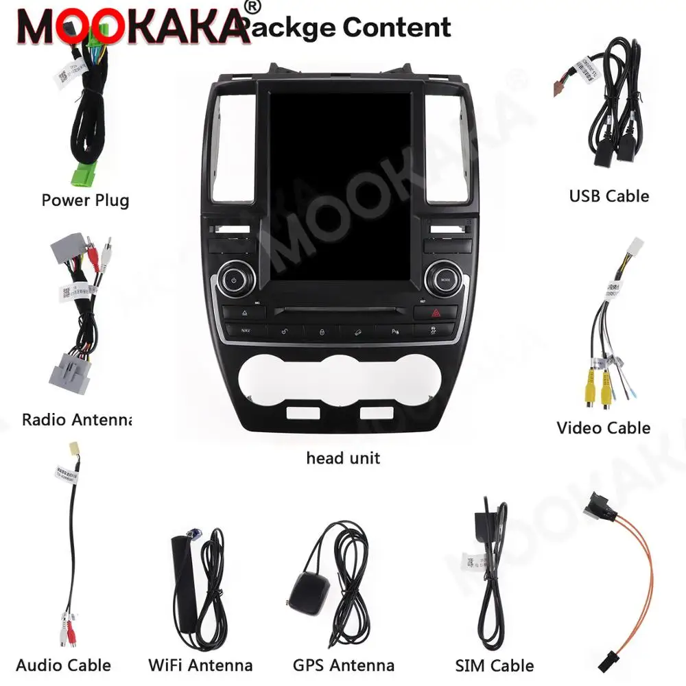 

Tesla Style Android 8.1 4G+64GB Car Multimedia Player For Land Rover Freelander 2 LR2 L359 2006-2015 GPS Navigation Radio Stereo